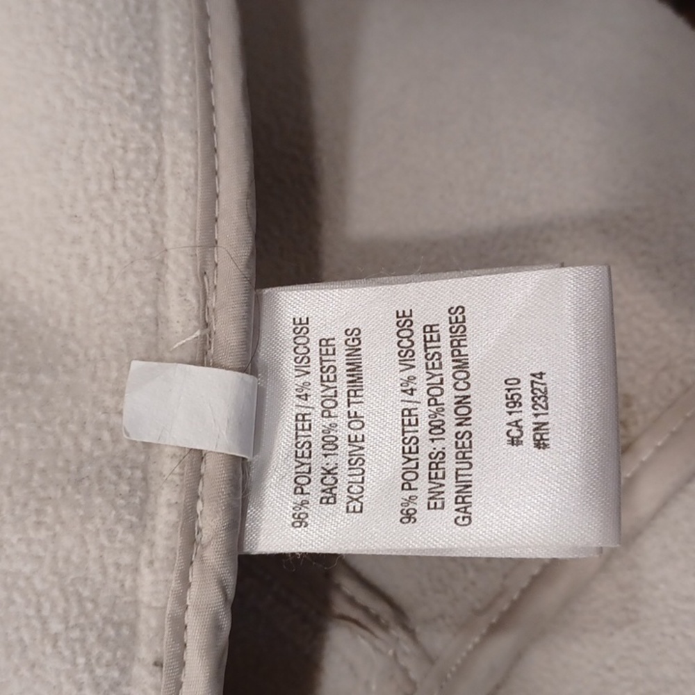 Lole Nubby Tweed Windowpane Fleece Lined Fall Coat- Sz. Sm - Picture 14 of 16